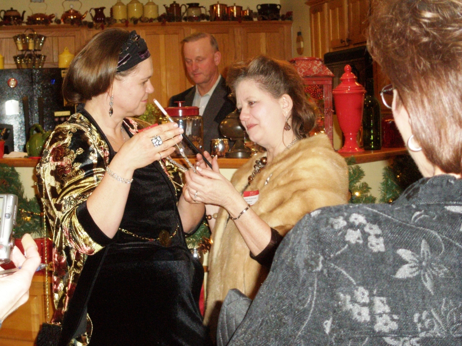The Night before Christmas – 16. Aunt Pris Giving the Fabulous Diamonds to Evie (She saved the Dazzling Diamonds for Dinah) 
								– Shannon Janssen